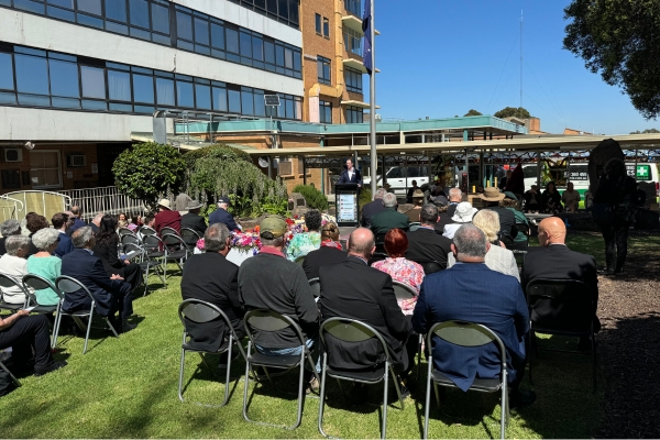 Remembrance Day at Heidelberg Repatriation Hospital